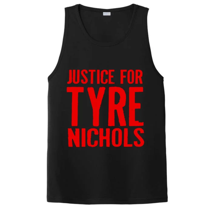 Justice For Tyre Nichols Tribute Performance Tank