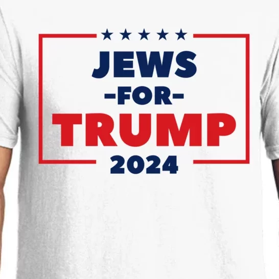 Jews For Trump 2024 Trump Supporters Pajama Set