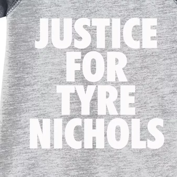 Justice For Tyre Nichols Infant Baby Jersey Bodysuit