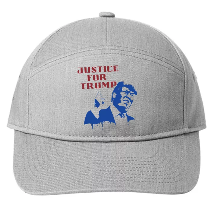 Justice For Trump 7-Panel Snapback Hat