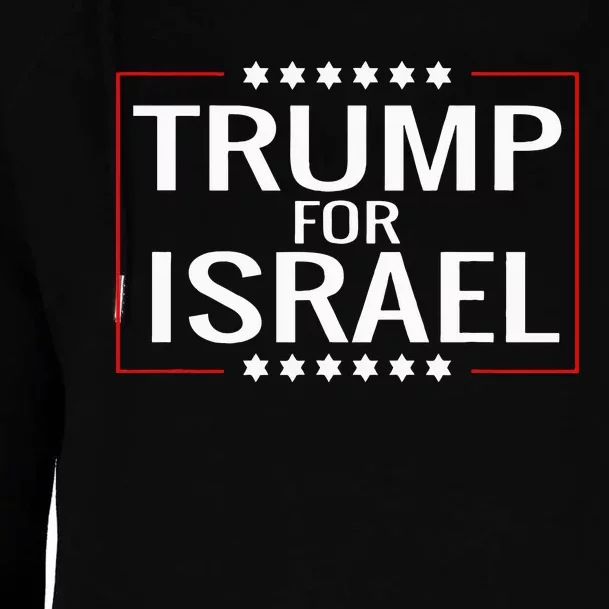 Jews For Trump 2020 Hebrew Rally Signjewish Israel Womens Funnel Neck Pullover Hood