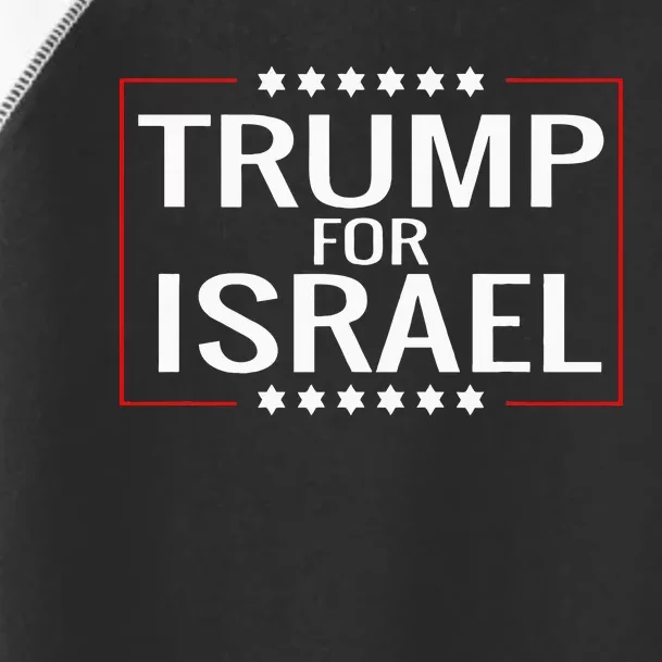 Jews For Trump 2020 Hebrew Rally Signjewish Israel Toddler Fine Jersey T-Shirt