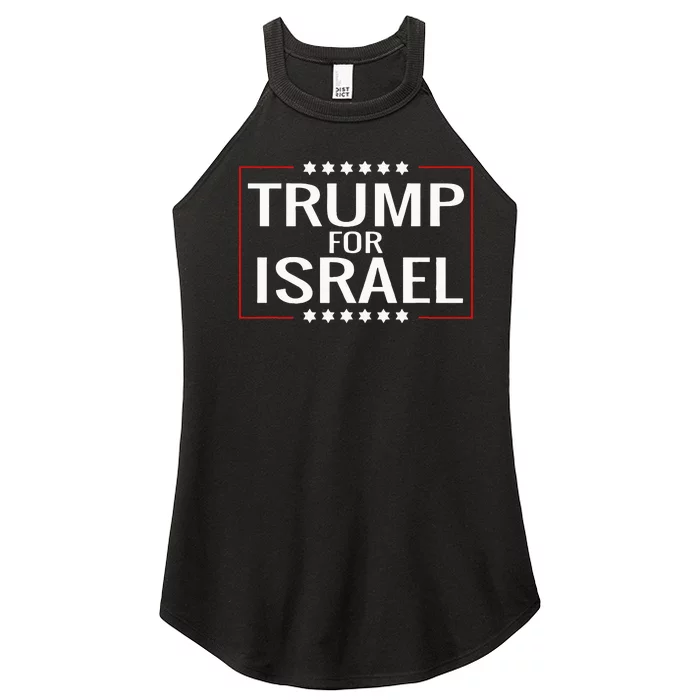 Jews For Trump 2020 Hebrew Rally Signjewish Israel Women’s Perfect Tri Rocker Tank