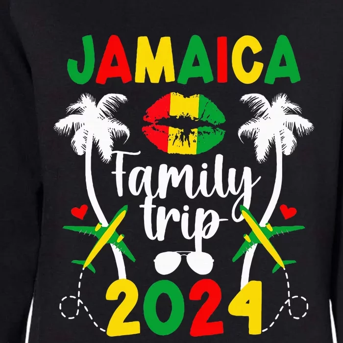 Jamaica Family Trip 2024 Jamaica Vacation 2024 Travel Family Womens California Wash Sweatshirt