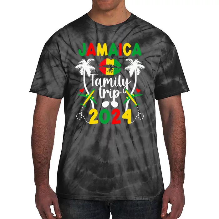 Jamaica Family Trip 2024 Jamaica Vacation 2024 Travel Family Tie-Dye T-Shirt