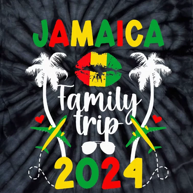 Jamaica Family Trip 2024 Jamaica Vacation 2024 Travel Family Tie-Dye T-Shirt