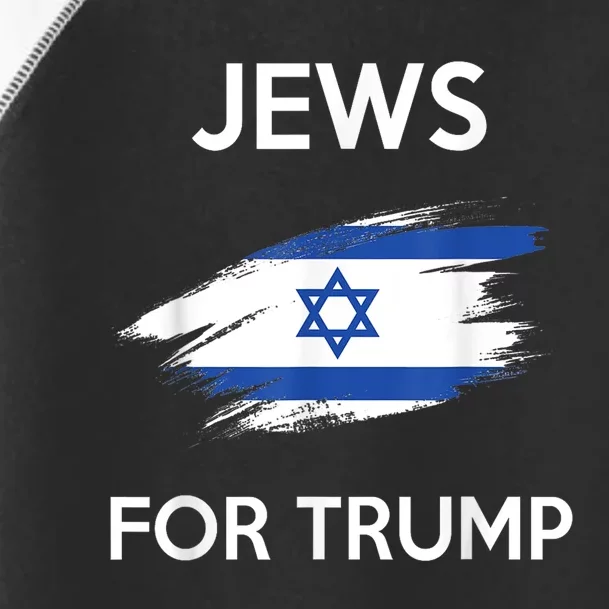 Jews For Trump Jew Support Trump Toddler Fine Jersey T-Shirt