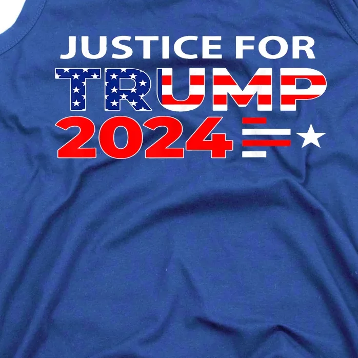 Justice For Trump Donald Trump 2024 Tank Top