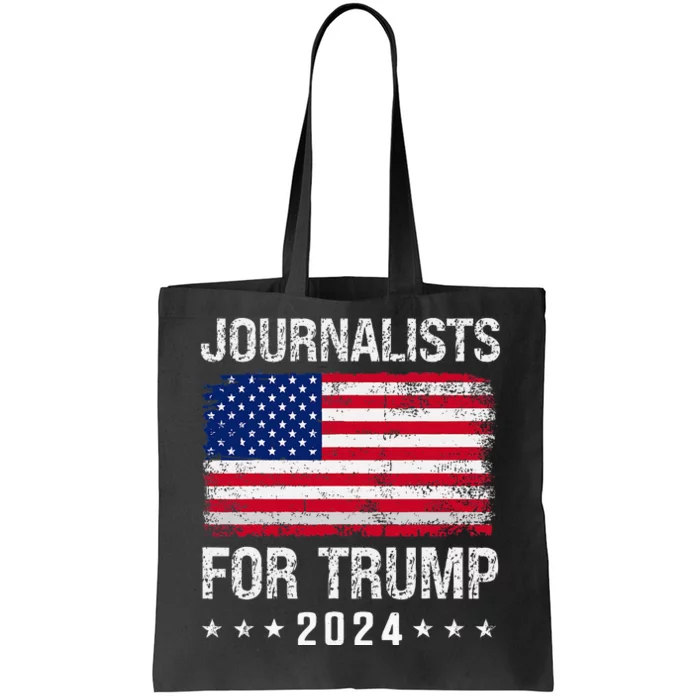 Journalists For Trump 2024 Tote Bag