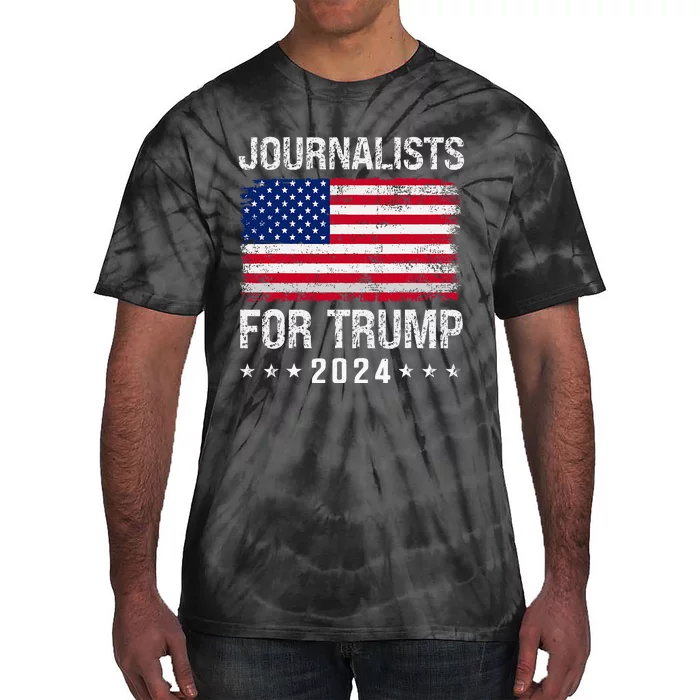 Journalists For Trump 2024 Tie-Dye T-Shirt