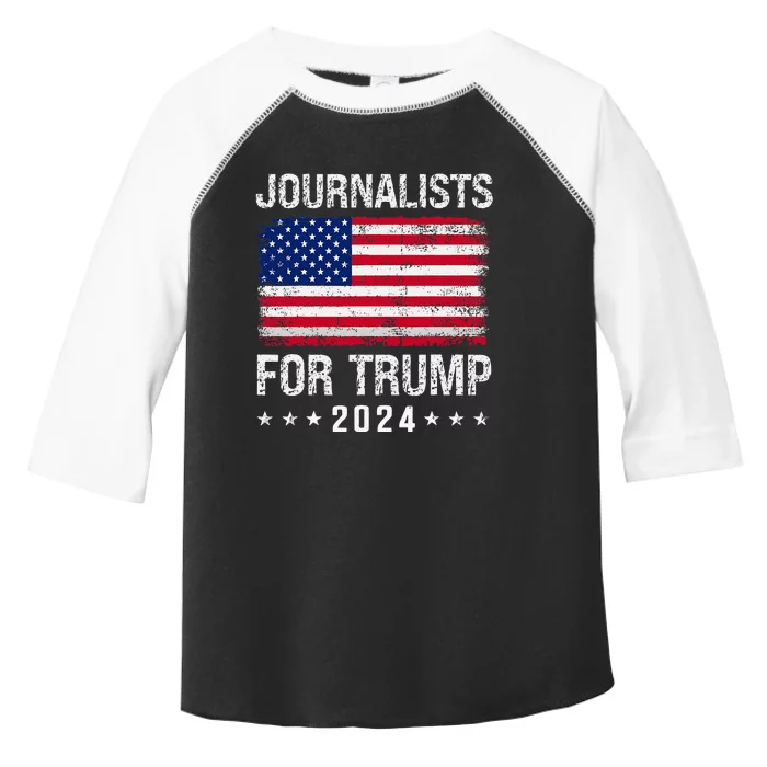 Journalists For Trump 2024 Toddler Fine Jersey T-Shirt