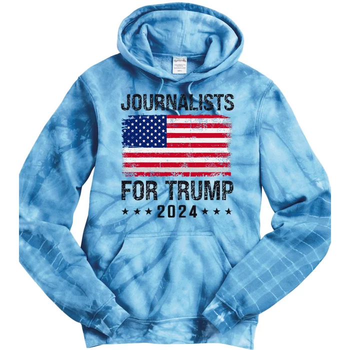 Journalists For Trump 2024 Tie Dye Hoodie