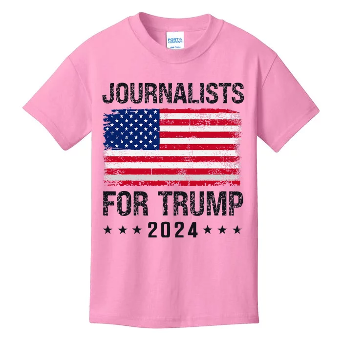 Journalists For Trump 2024 Kids T-Shirt