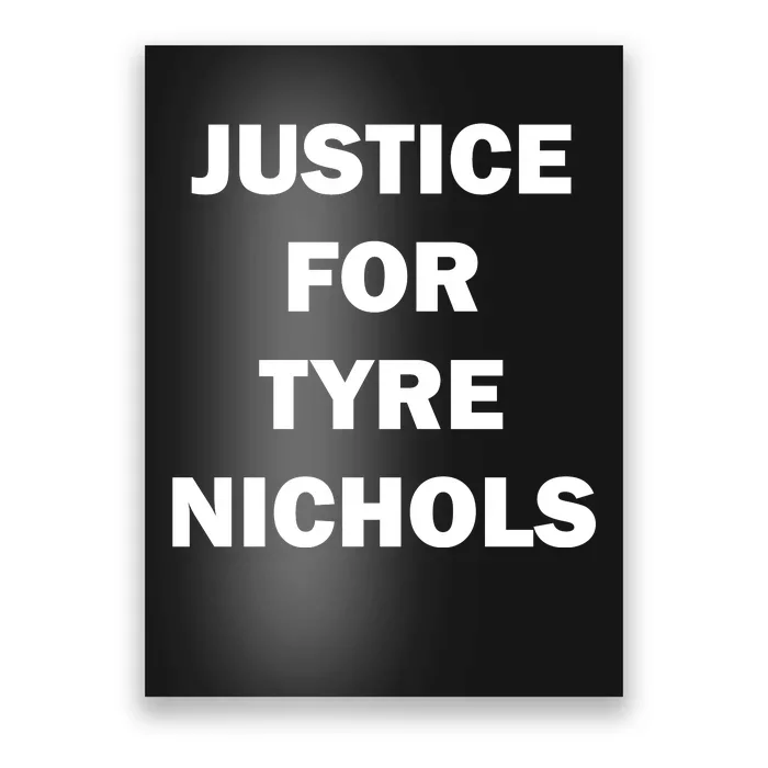 Justice For Tyre Nichols Poster