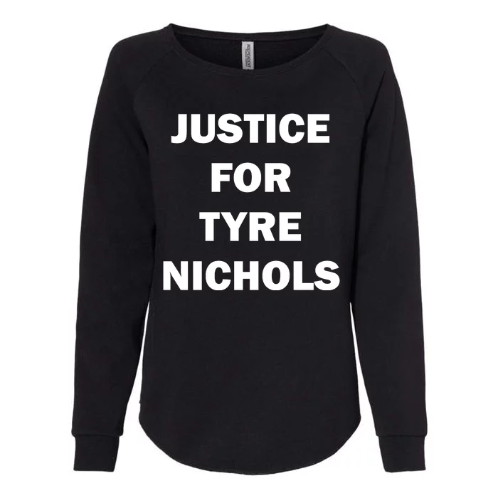 Justice For Tyre Nichols Womens California Wash Sweatshirt