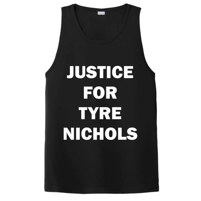 Justice For Tyre Nichols Performance Tank