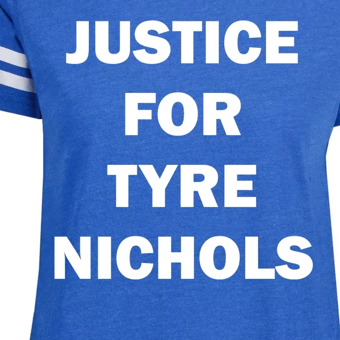 Justice For Tyre Nichols Enza Ladies Jersey Football T-Shirt