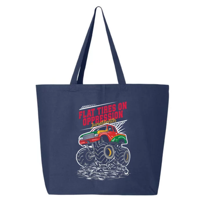 Junenth Flat Tires On Oppression Monster Vehicle Truck Meaningful Gift 25L Jumbo Tote