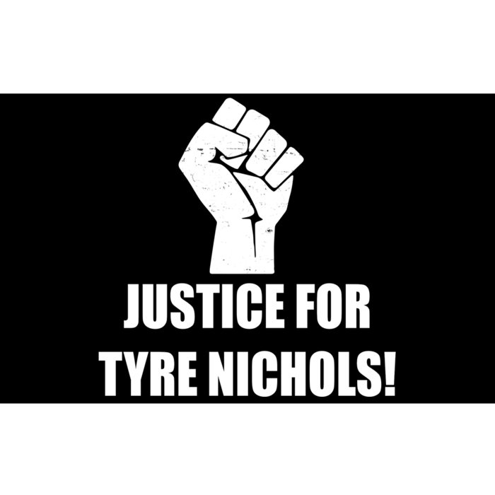 Justice For Tyre Nichols Protest Fist Bumper Sticker