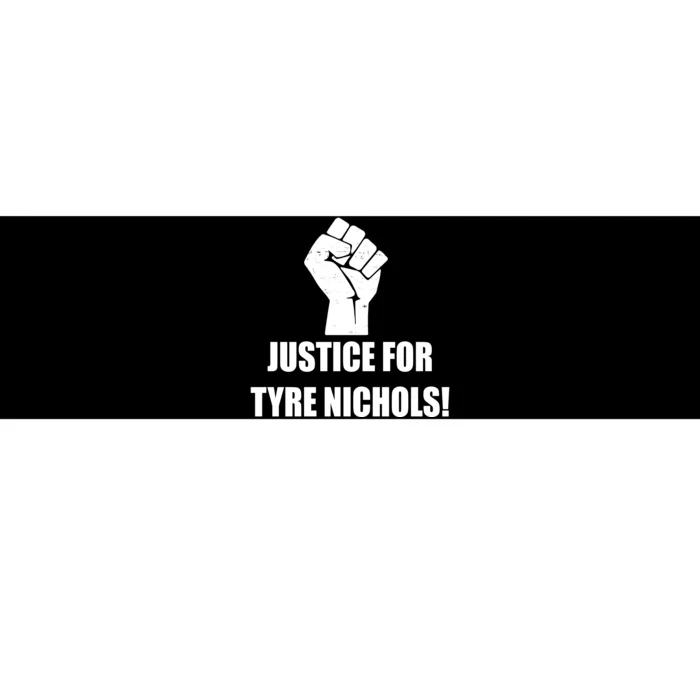 Justice For Tyre Nichols Protest Fist Bumper Sticker