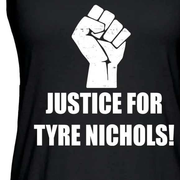 Justice For Tyre Nichols Protest Fist Ladies Essential Flowy Tank