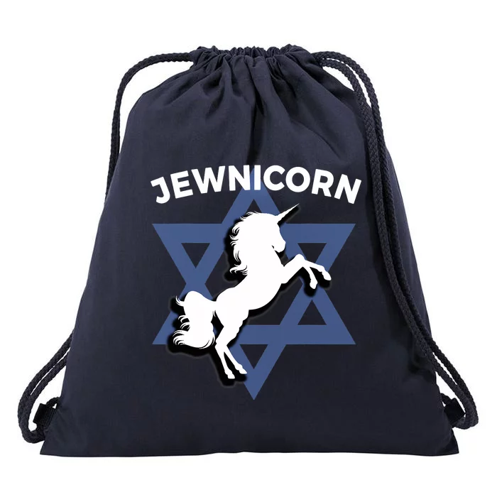 Jewnicorn Funny Unicorn Jewish Hanukkah Chanukah Drawstring Bag