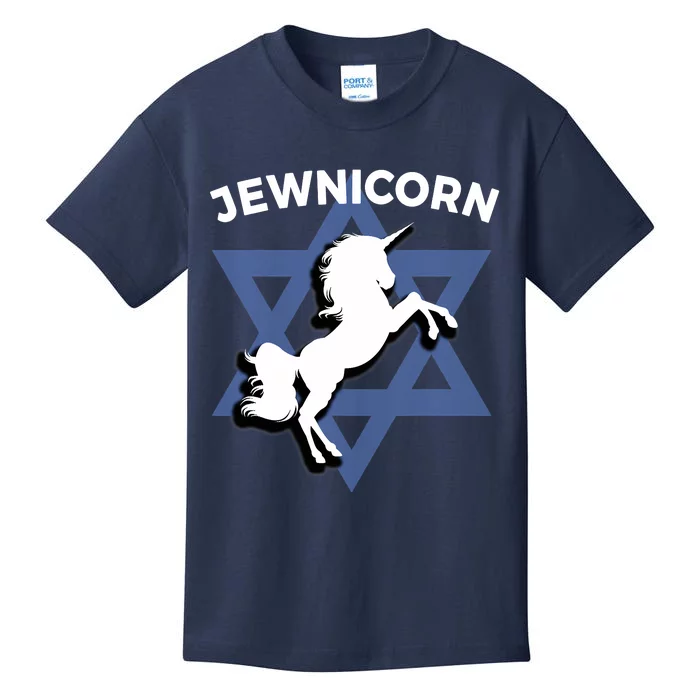 Jewnicorn Funny Unicorn Jewish Hanukkah Chanukah Kids T-Shirt