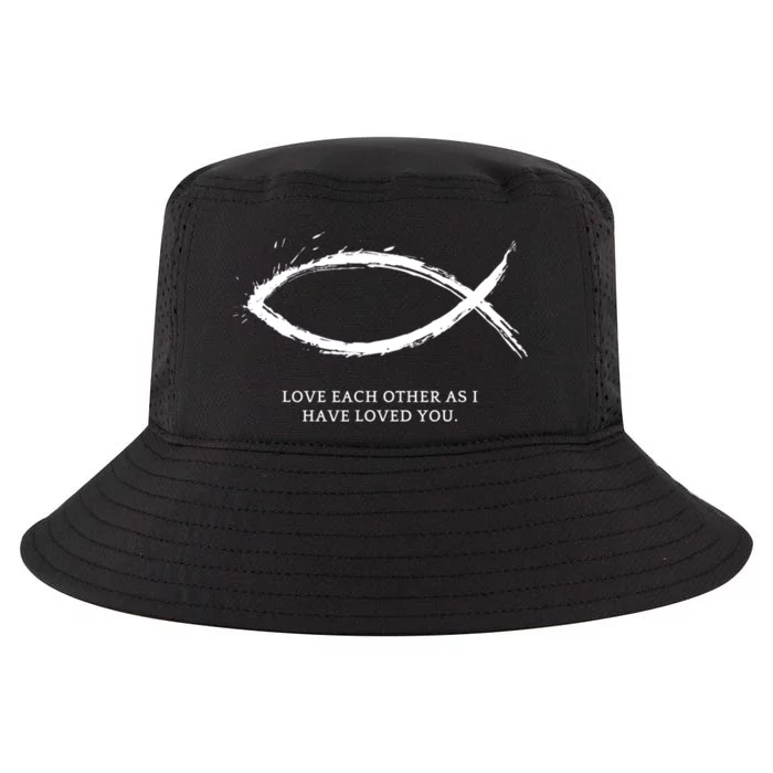 Jesus, Fish With Bible Quotes For Christians Cool Comfort Performance Bucket Hat