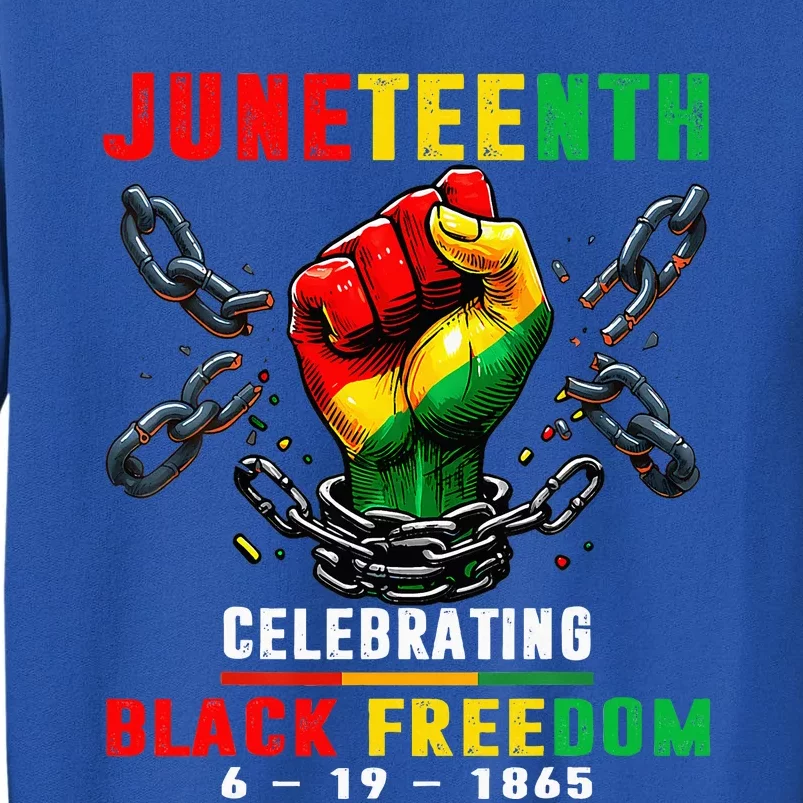 Juneteenth For Women Celebrate Black Freedom 1865 Tall Sweatshirt