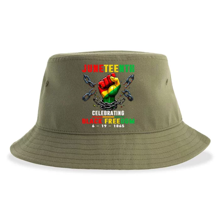 Juneteenth For Women Celebrate Black Freedom 1865 Sustainable Bucket Hat