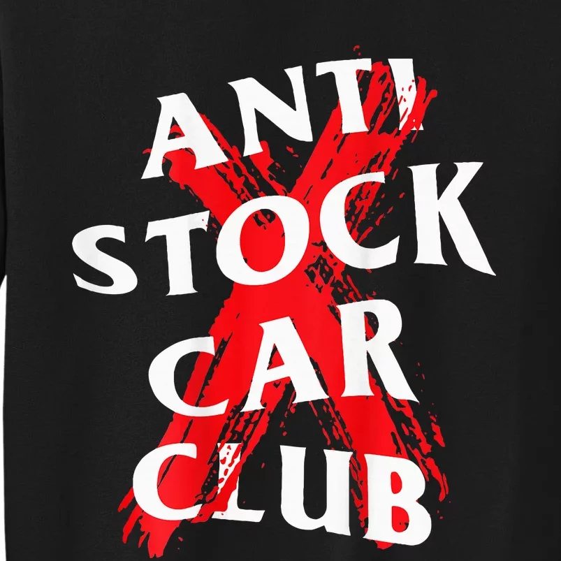 Jdm Goods Anti Stock Car Club Canceled Red Sweatshirt