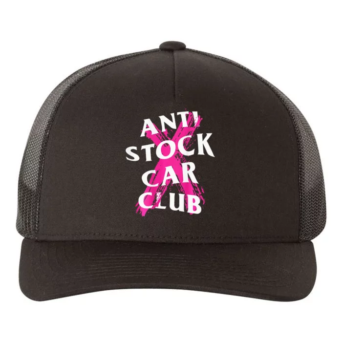 Jdm Goods Anti Stock Car Club Canceled Yupoong Adult 5-Panel Trucker Hat