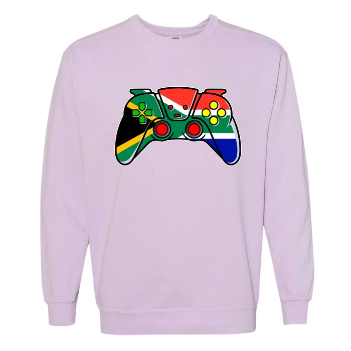 Juneteenth Gamer Black Freedom Black History Month Gaming Gift Garment-Dyed Sweatshirt