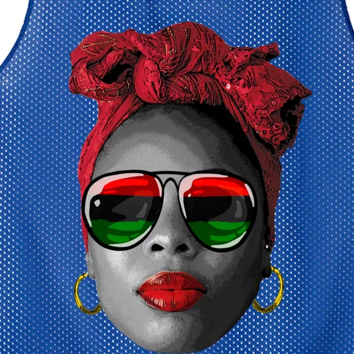 Junenth Gift Black History Dope Proud Afro Queen Gift Mesh Reversible Basketball Jersey Tank