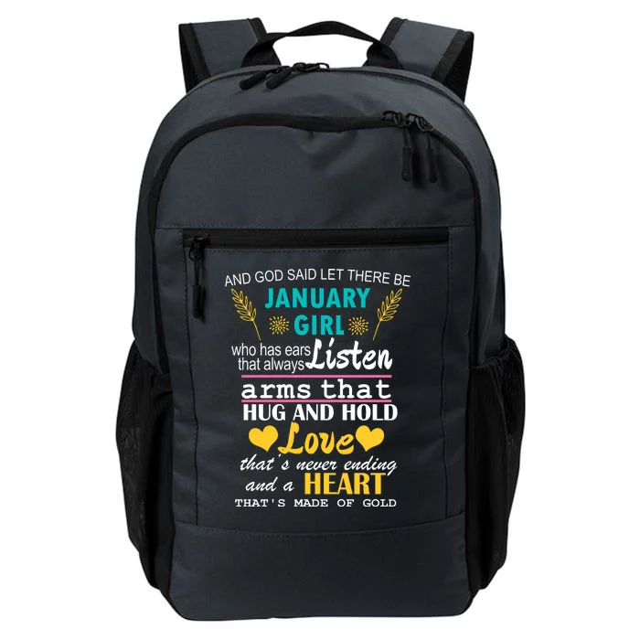 January Girl Birthday Gift Daily Commute Backpack