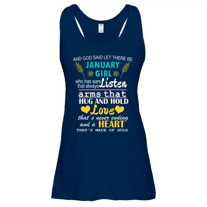 January Girl Birthday Gift Ladies Essential Flowy Tank