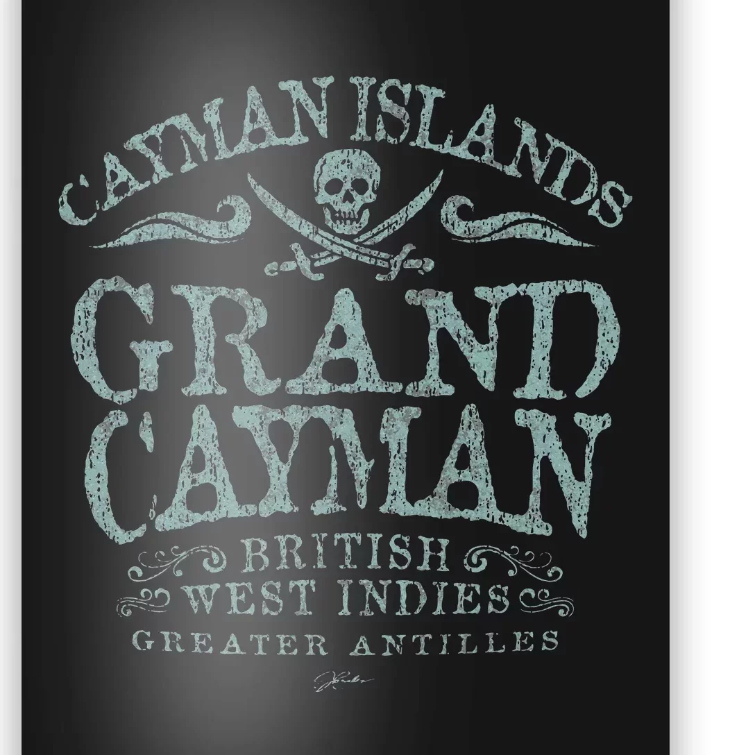 Jcombs Grand Cayman Cayman Islands Pirate Poster