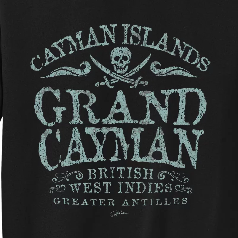 Jcombs Grand Cayman Cayman Islands Pirate Tall Sweatshirt