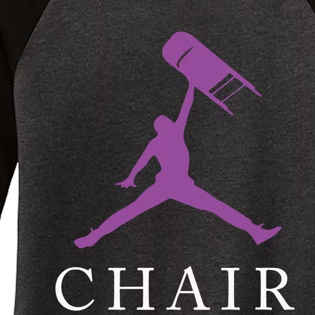 Juju Gotti Chair Women's Tri-Blend 3/4-Sleeve Raglan Shirt