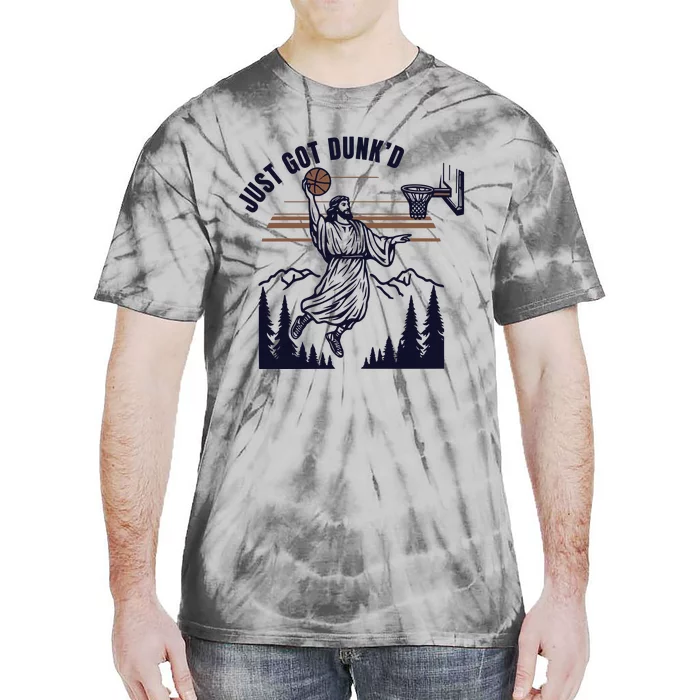 Just Got Dunked Funny Baptism Tie-Dye T-Shirt