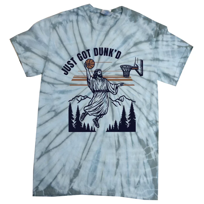 Just Got Dunked Funny Baptism Tie-Dye T-Shirt