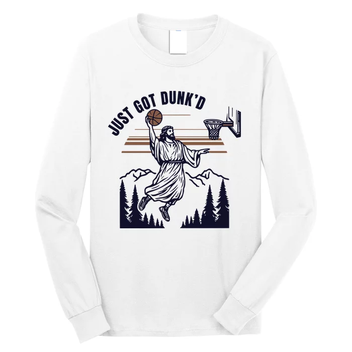 Just Got Dunked Funny Baptism Long Sleeve Shirt