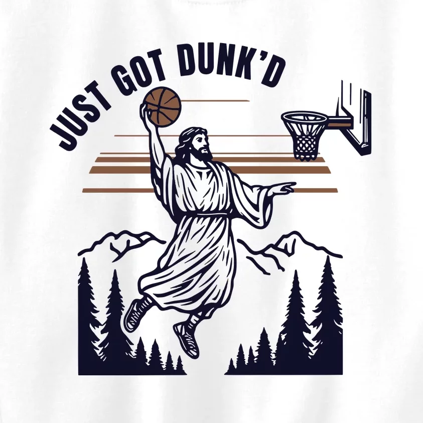 Just Got Dunked Funny Baptism Kids Sweatshirt