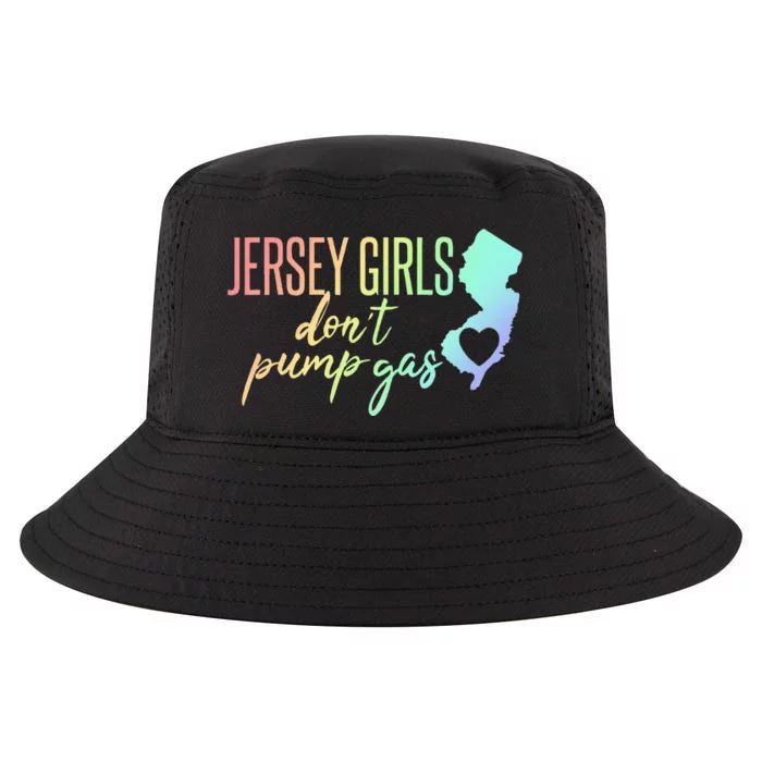 Jersey Girl Dont Pump Gas State Heart Cool Comfort Performance Bucket Hat