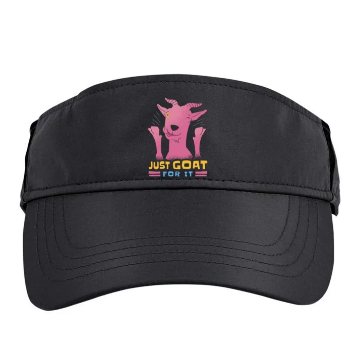 Just Goat For It Adult Drive Performance Visor