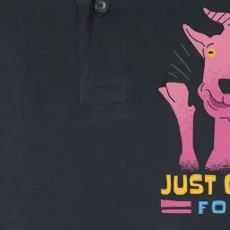 Just Goat For It Softstyle Adult Sport Polo