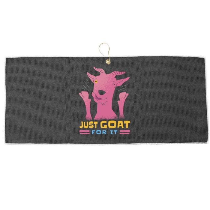 Just Goat For It Large Microfiber Waffle Golf Towel