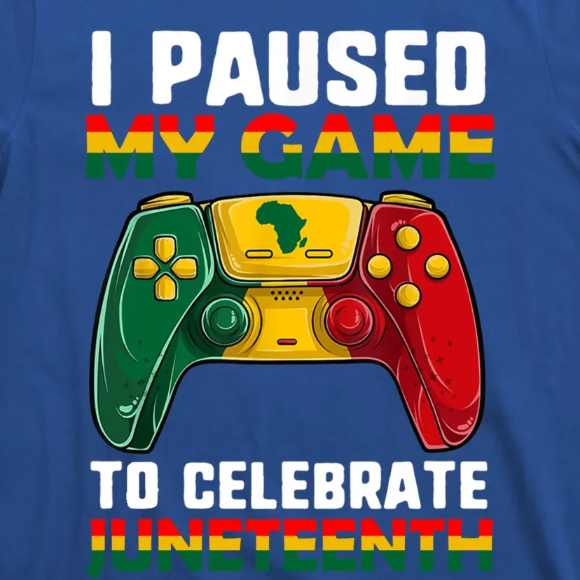 Juneteenth Great Gift African Juneteenth Gamer Cool Gift T-Shirt