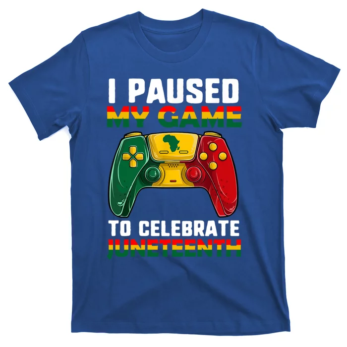 Juneteenth Great Gift African Juneteenth Gamer Cool Gift T-Shirt