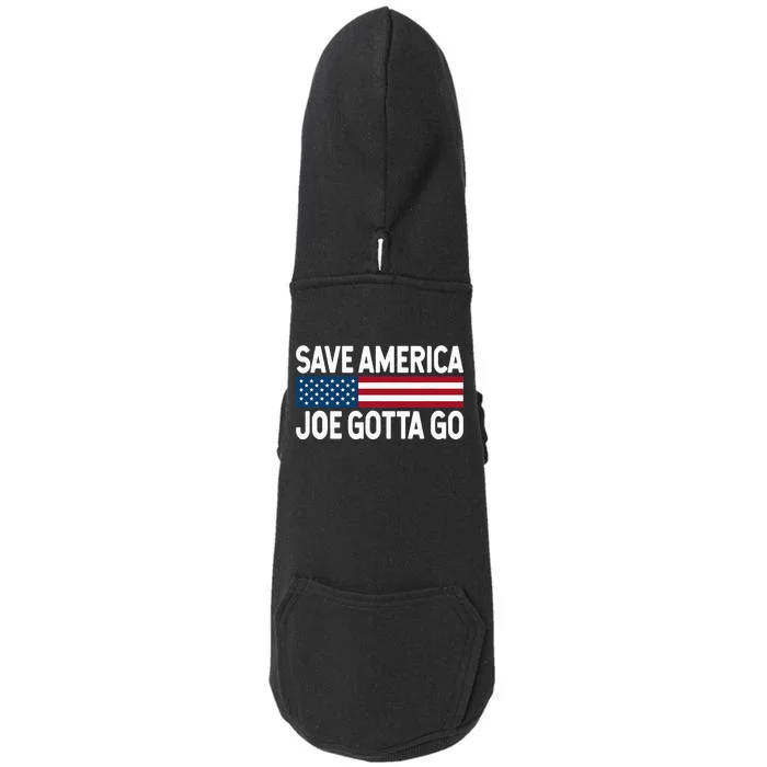 Joe Gotta Go Save America AntiBiden 86 46 Impeach Biden 46 Doggie 3-End Fleece Hoodie